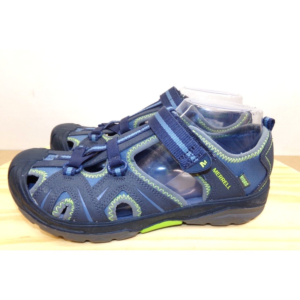 Merrell Hydro Hiking Sandals Mens Blue Size 6 W‎ Adjustable Water Shoes MY53375
